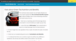 Desktop Screenshot of greenteanutritionfacts.com